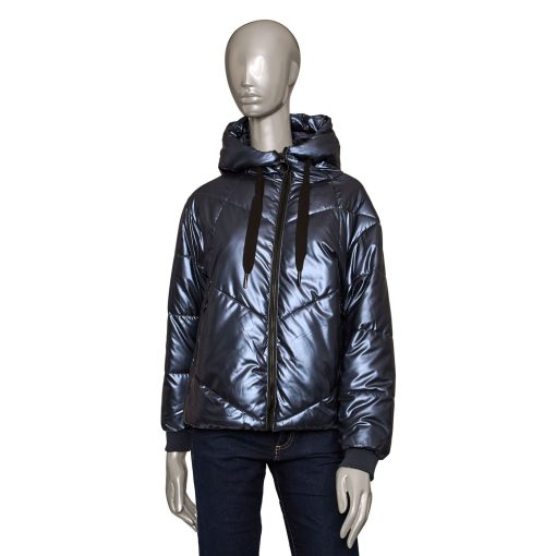 Baldinini Trend Bomber Jacket in Blu Navy