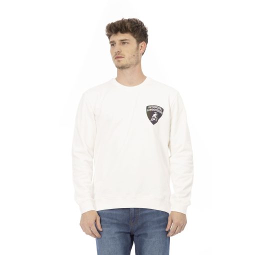 Automobili Lamborghini White Sweatshirt