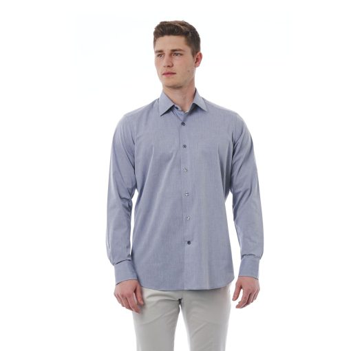 Bagutta Man's Cotton Long Sleeve Shirt