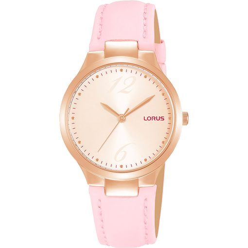 Lorus Women's Stainless Steel Analog Watch with Leather Strap