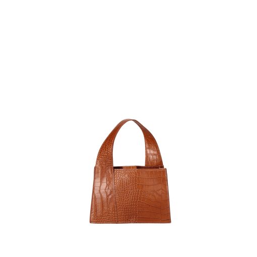 Roberta Rossi Leather Handbag in Camel