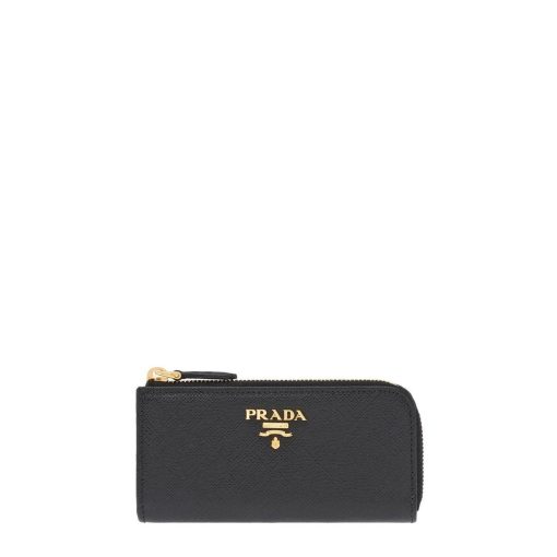 Prada Leather Zip Wallet for Women