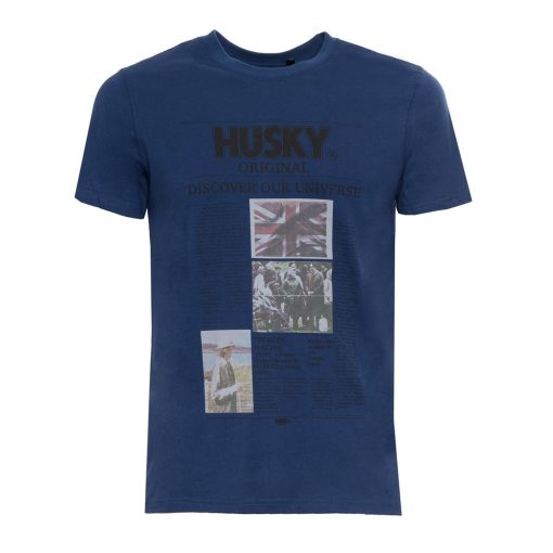 Husky Men's Spring/Summer Cotton T-shirt