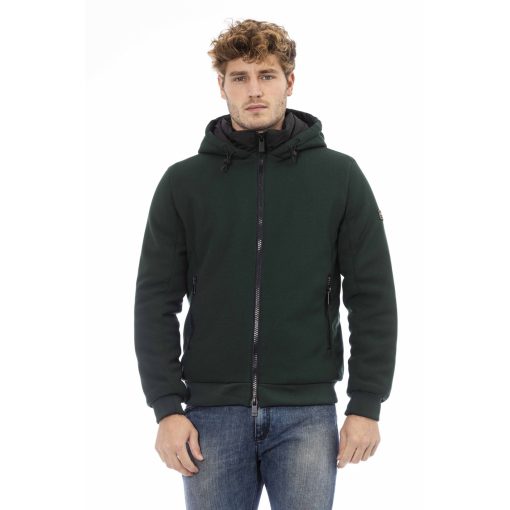 Baldinini Trend Green Bomber Jacket