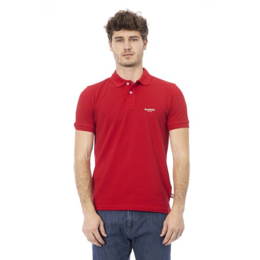 Baldinini Trend Sondrio Red White Polo Shirt