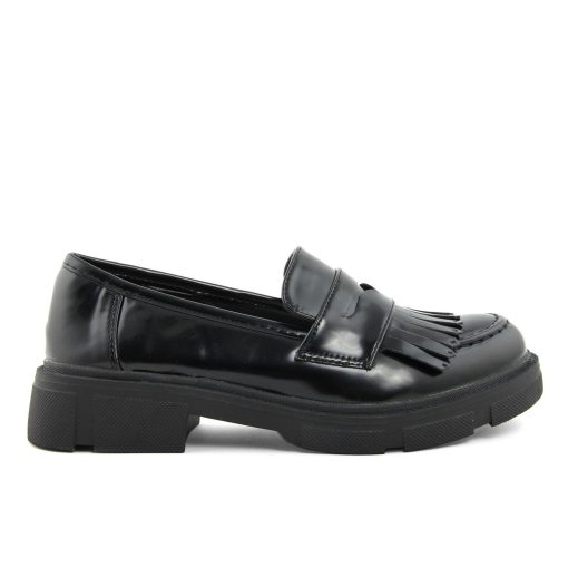 Fashion Attitude Women's Black Loafers