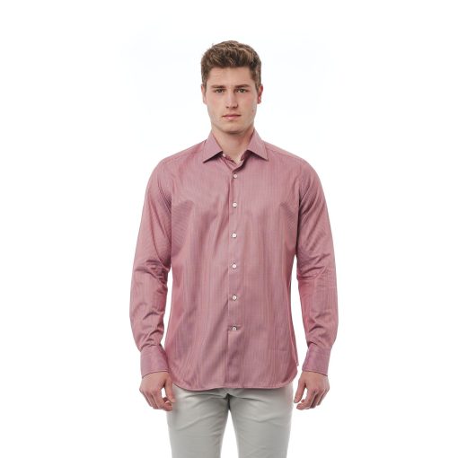 Bagutta Striped Cotton Shirt for Men