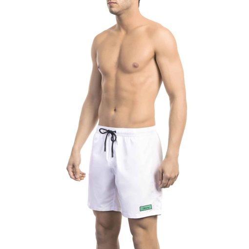 Bikkembergs Beachwear White Swimsuit