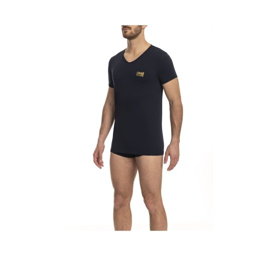 Cavalli Class Men's V-Neck Short Sleeve T-Shirt