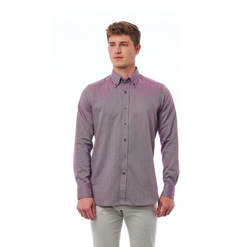 Bagutta Men's Cotton Long Sleeve Button-Down Shirt