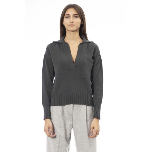 Alpha Studio Women's V-Neck Sweater