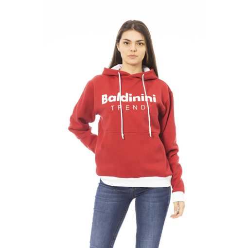 Baldinini Trend Rosso Red Sweatshirt