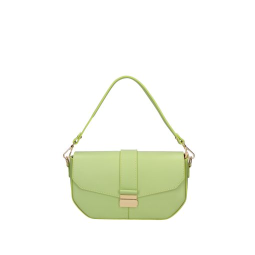 Roberta Rossi Pistachio Leather Shoulder Bag