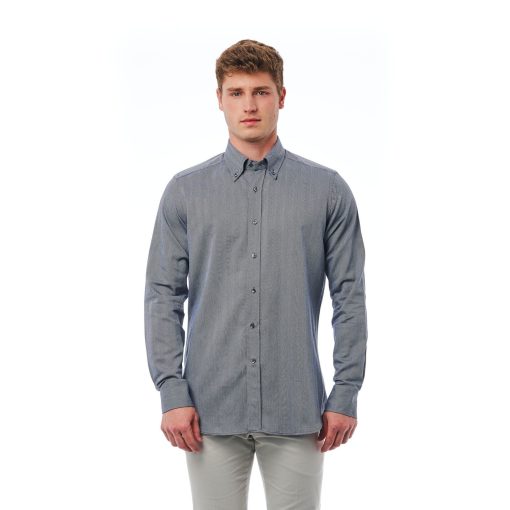 Bagutta Men's Long Sleeve Button-Down Shirt