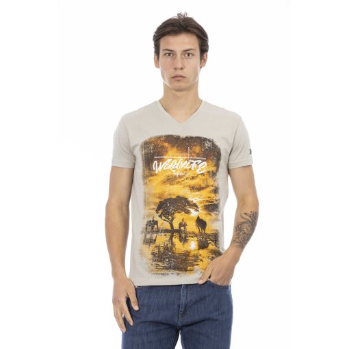 Trussardi Action Men's V-Neck T-Shirt