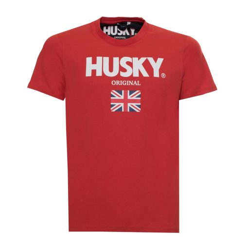 Husky Men's Spring/Summer Round Neck T-Shirt