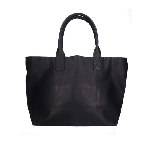 Gave Lux Shopping Bag in Dark Blue Leather