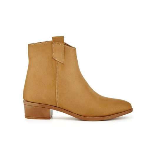 Fashion Attitude Beige Ankle Boots