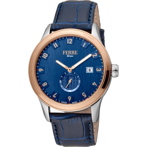 Ferrè Milano Gent Blue Dial Quartz Watch