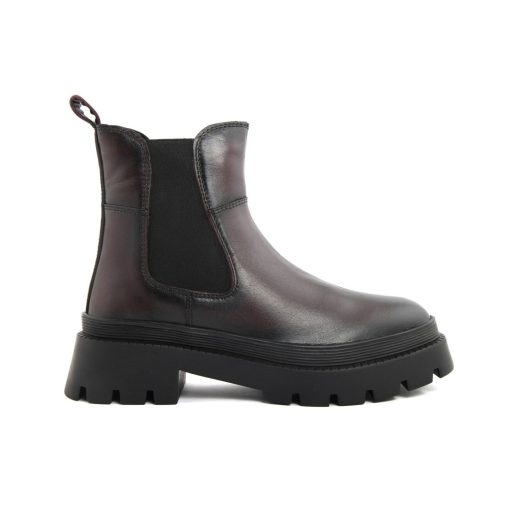 Fashion Attitude Ankle Boots in Bordo and Nero