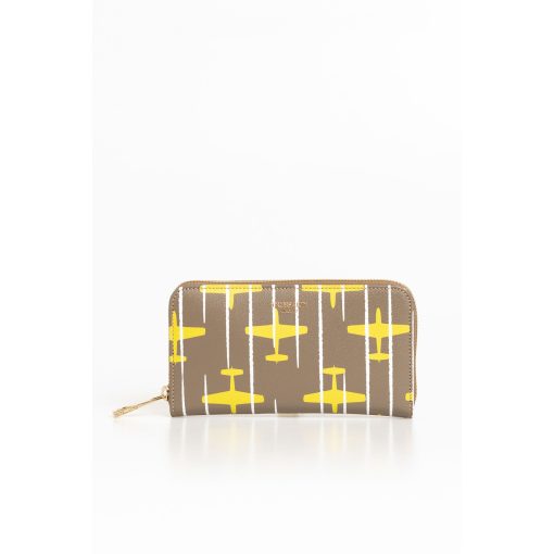 Trussardi Yellow Leather Wallet