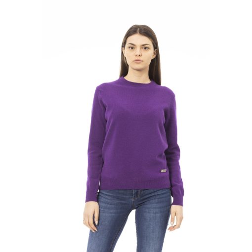 Baldinini Trend Genova Viola Purple Sweater