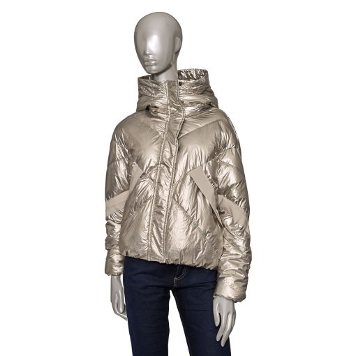 Baldinini Trend Women's Silver Bomber Jacket