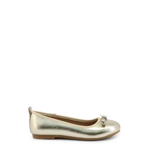 Shone Kids Gold Ballet Flats