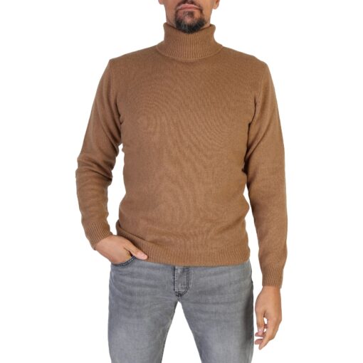 100% Cashmere Turtleneck Sweater for Men