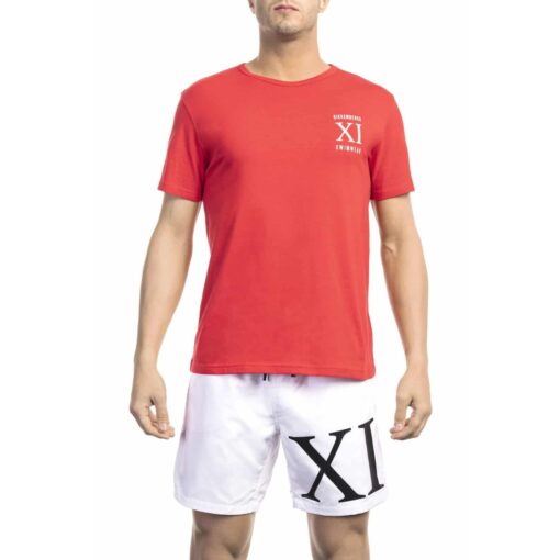 Bikkembergs Beachwear Red T-Shirt