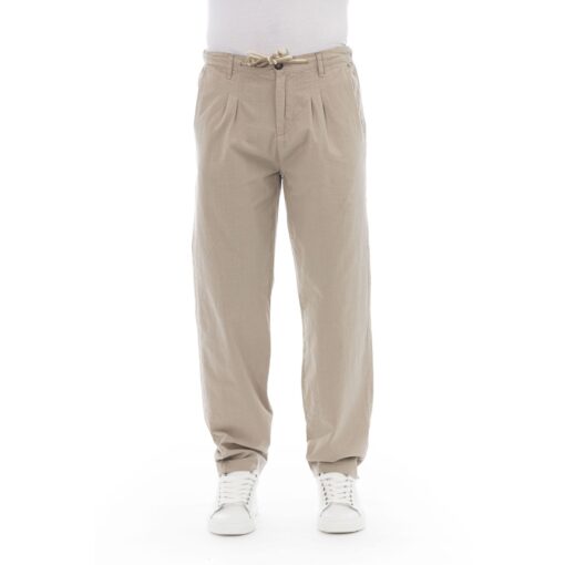 Baldinini Trend Man's Trousers in Beige