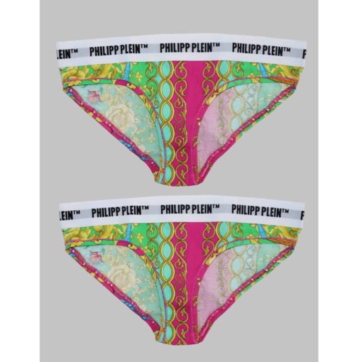 Philipp Plein Women's Floral Briefs Bi-Pack