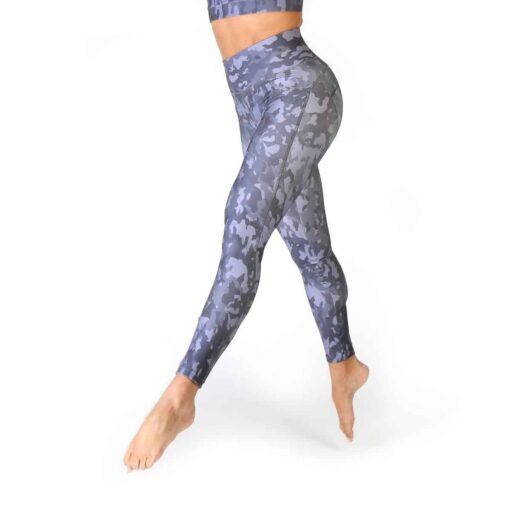 Bodyboo Women's Shaping Leggings - Camo Dark Grey