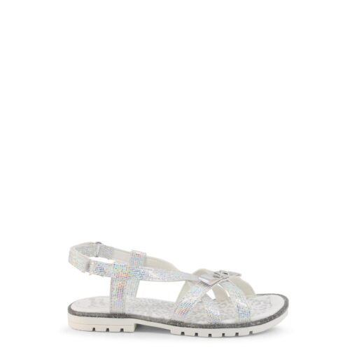 Shone Kids Silver Glitter Sandals