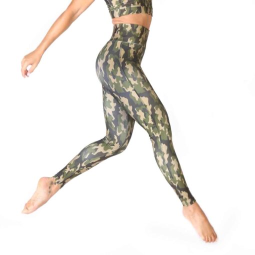 Bodyboo Camo Green Shaping Leggings