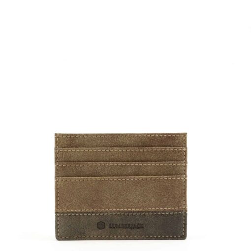 Lumberjack Leather Wallet - Dark Brown