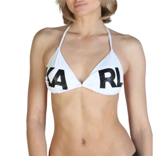 Karl Lagerfeld White Swimsuit