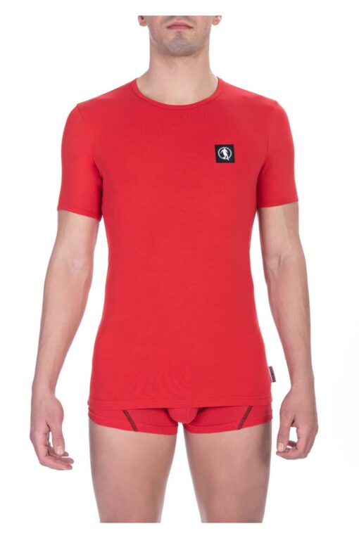 Bikkembergs Men's Red T-shirt