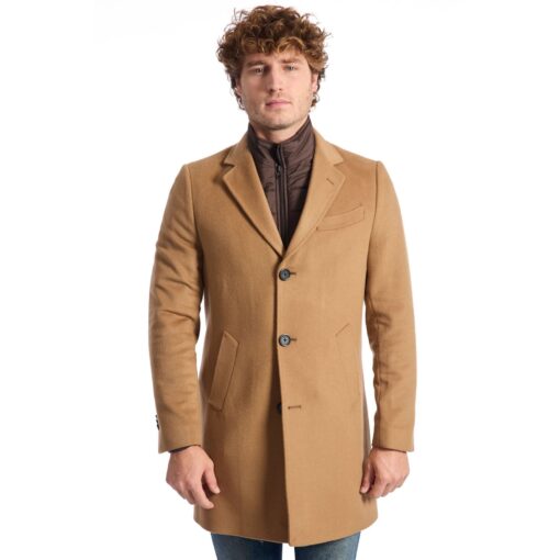 Baldinini Trend Antoine Camel Coat