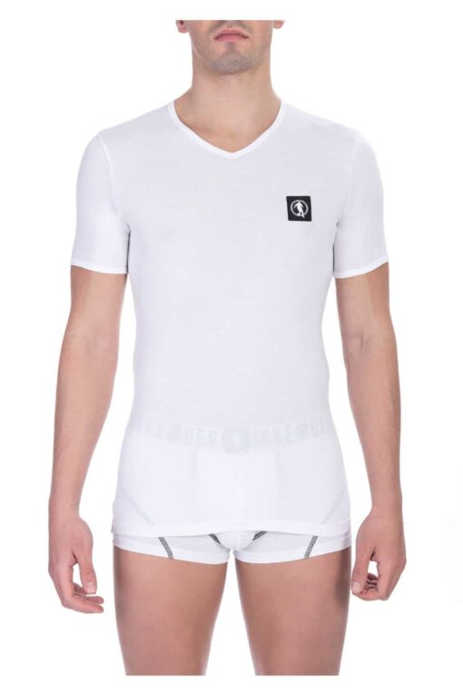 Bikkembergs Men's V-Neck Short Sleeve T-Shirt