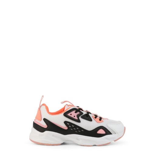 Shone Kids Sneakers in White and Pink