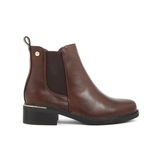 Fashion Attitude Brown Ankle Boots