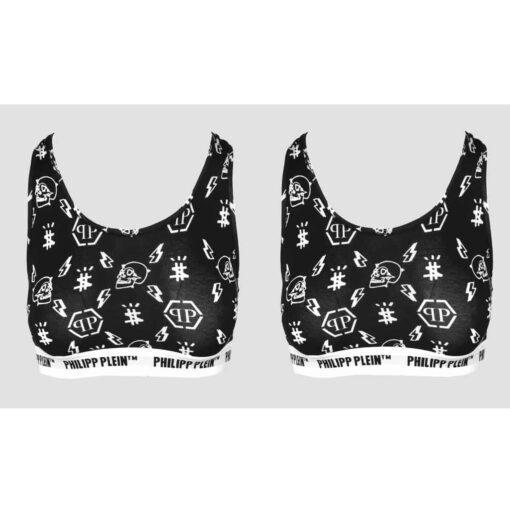 Philipp Plein Black Bra Bi-Pack