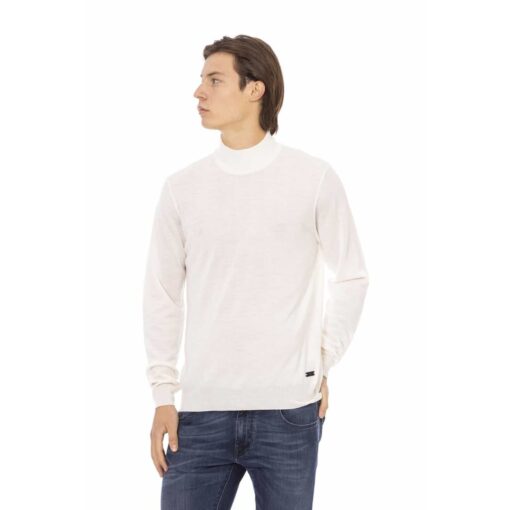 Baldinini Trend Turtleneck Sweater in White