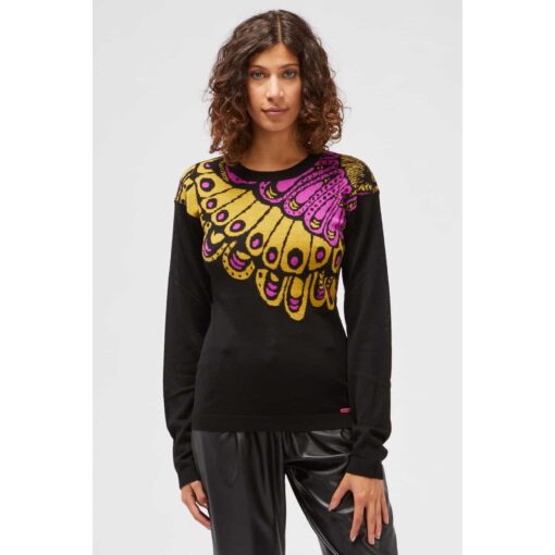 Custo Barcelona Black Fantasy Sweater