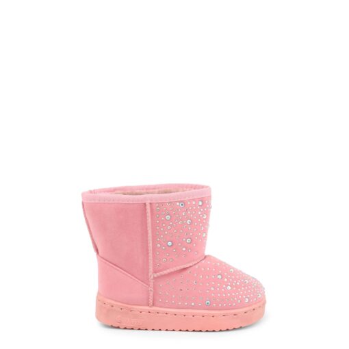 Shone Pink Ankle Boots