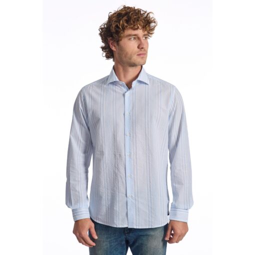 Baldinini Trend Men's Striped Cotton Shirt