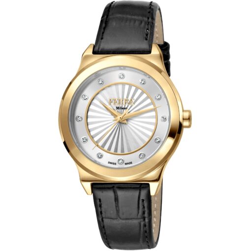 Ferrè Milano Lady Watch - Analogue Quartz with Leather Band