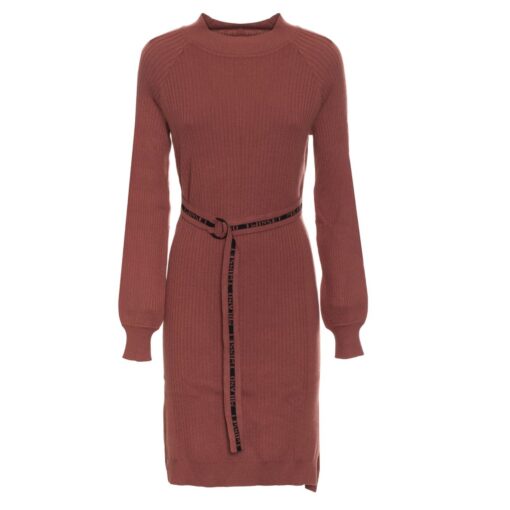 Twinset Long-Sleeve Turtleneck Dress