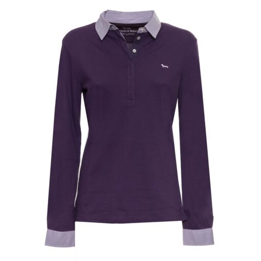 Harmont & Blaine Long Sleeve Polo Shirt for Women